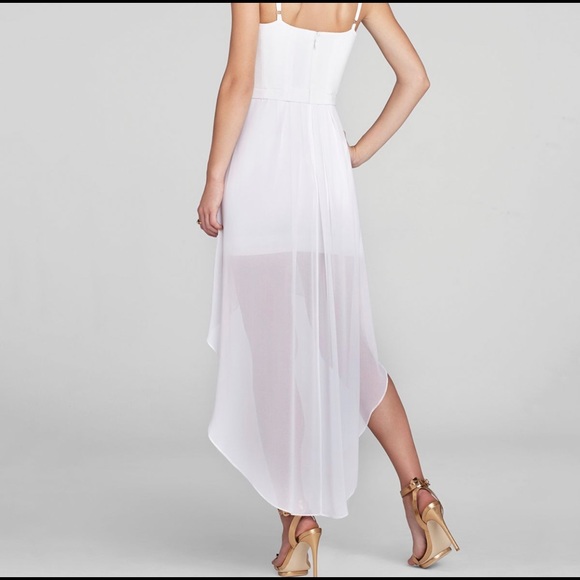 BCBGMAXAZRIA Aiyana Highlow Dress - white - Picture 2 of 5